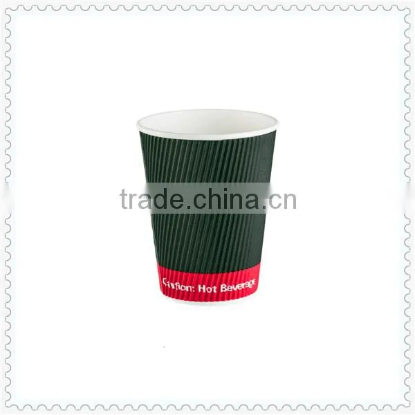 Disposable Ripple Wall Paper Cup for Christmas Wholesale photo-4