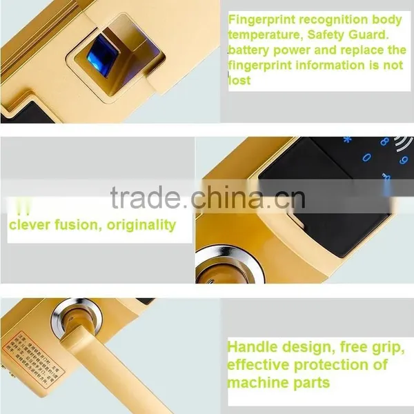 Hotel Door Lock System Price Self Locking Door Lock With Remote Control Optional photo-5
