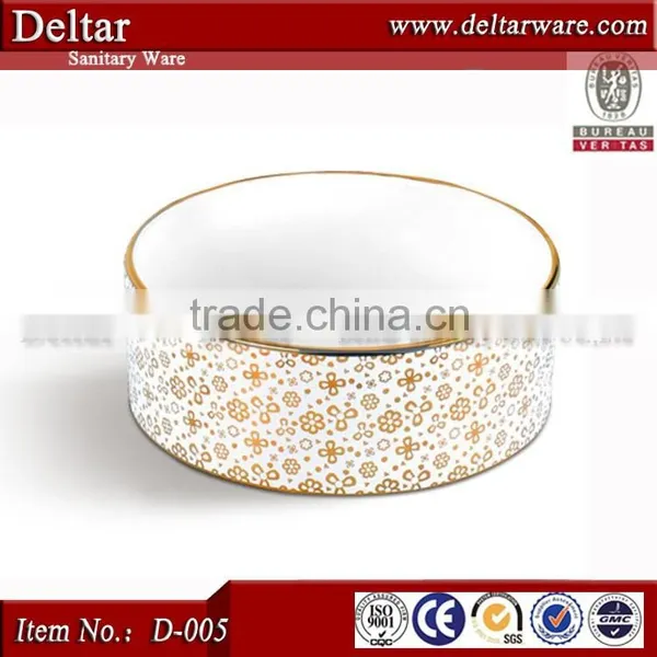 Nice Looking Golden Art Basin_Hot Selling Art Wash Basin In Middle East Market