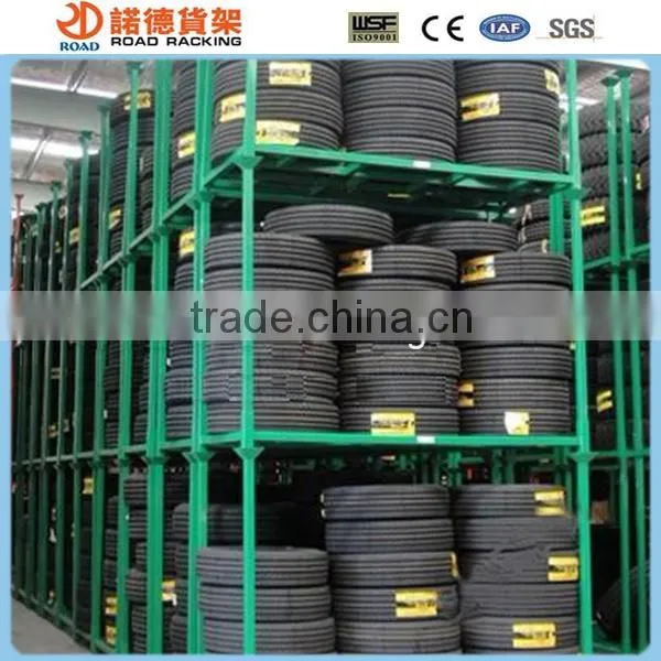Warehouse Tire Storage Stacking Fold Rack photo-2