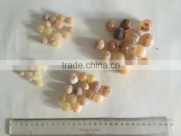 Colombian Amber (Copal) - Raw Round Beads photo-2