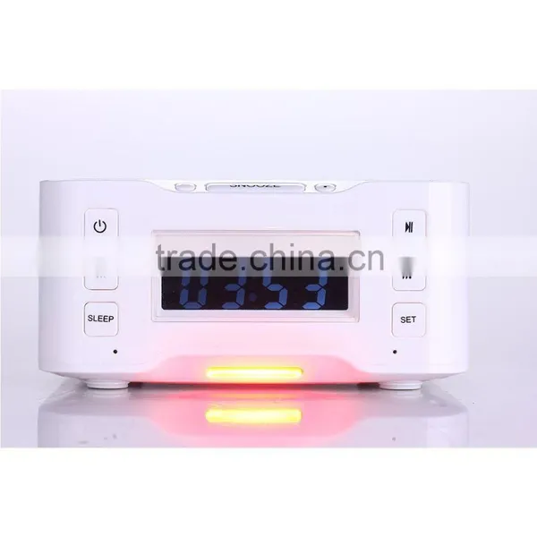 Stereo NFC-Enabled 3D Surround Sound Speaker With Mobile Phone Docking Station, Dual Alarm With Snooze Function photo-2