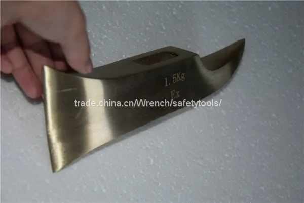 Non Spaking Axe,copper Alloy Axe,mechanical Safety Tools Names 1.35KG,0.7kg photo-5