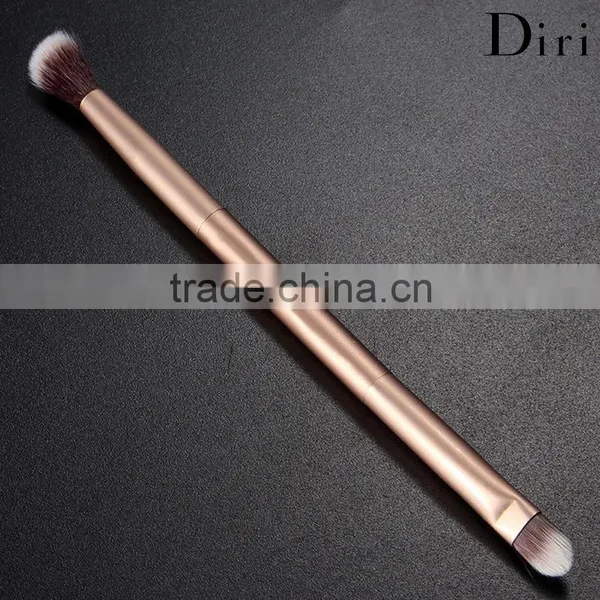 Double End Makeup Brush Horse Hair With Custom Logo Eyeshadow Brush photo-2