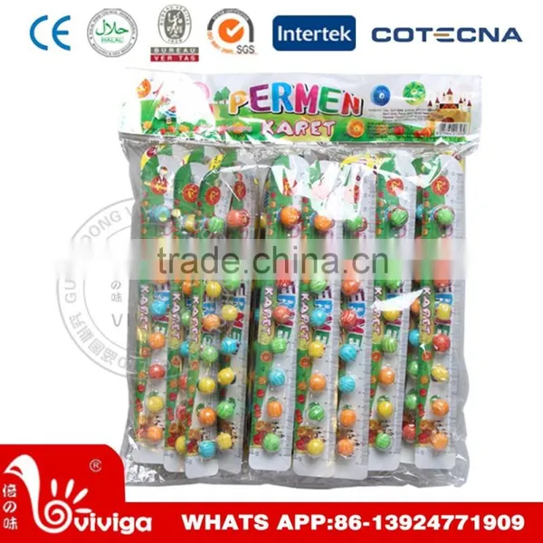 Small Chewing Gum Watermelon Shape With Ruler photo-2