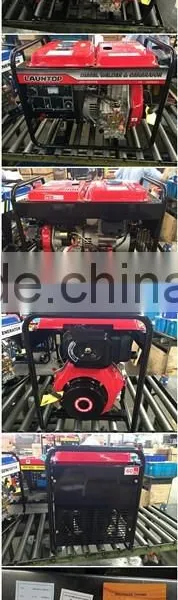 180A & 5kw Air-cooled 4-stroke Portable Welding Diesel Generator LDW180ARE photo-2