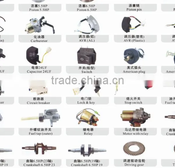Spare Parts 6.5hp 168f 170f Gx160 Gasoline Engine photo-4