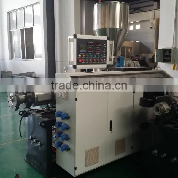 SJSZ Conical Twin-screw Plastic Extruder for PVC Extruding photo-4