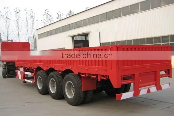 2016 Low Price 80 Ton Side Wall Semi Trailer / Cargo Semi Trailer for Sale photo-5