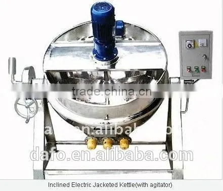 Tilting Stainless Stee Electric Heating Jacketed Kettle photo-4