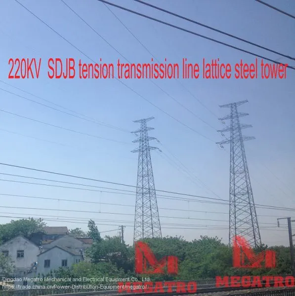 220KV SDJB Double Circuit Tension Transmission Tower photo-3