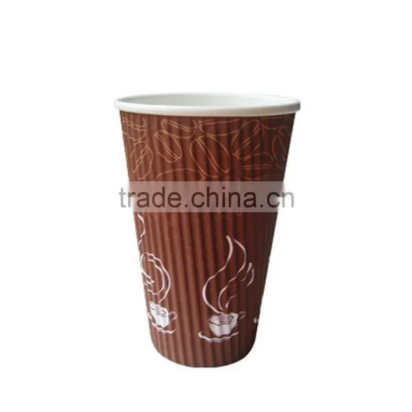 Wholesale Custom Printed Paper Coffee Cup/Logo Printed Disposable Coffee Paper Cup photo-4