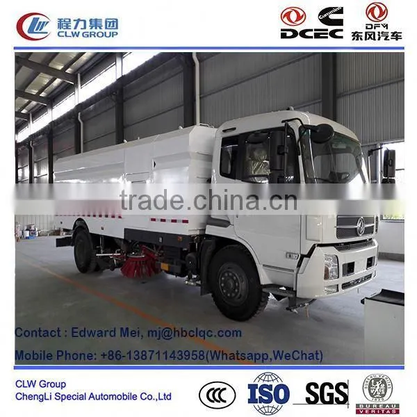 Dongfeng 4*2 4*4 Type 180hp~210Hp 10 Ton Road Cleaning Vehicle photo-4