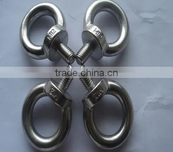 Factory Manufacturer SS304 AISI316 Din580 Din582 Lifting Eye Bolt and Nut photo-6
