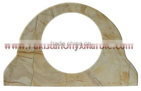 Polished Sunny Grey Marble Vanity Tops photo-2