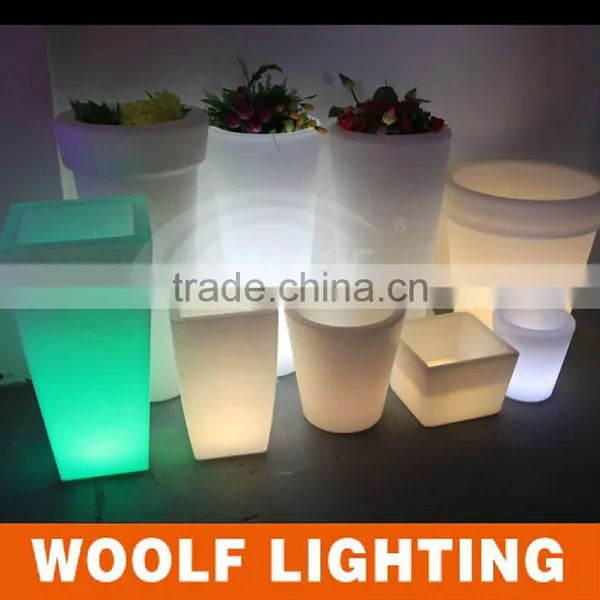 2014 Hot Waterproof IP68 Customized Plastic LED Round Ice Bucket photo-2