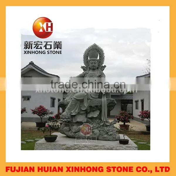 Hand Carved Standing Buddha Figurine Statue for Garden Decoration photo-5