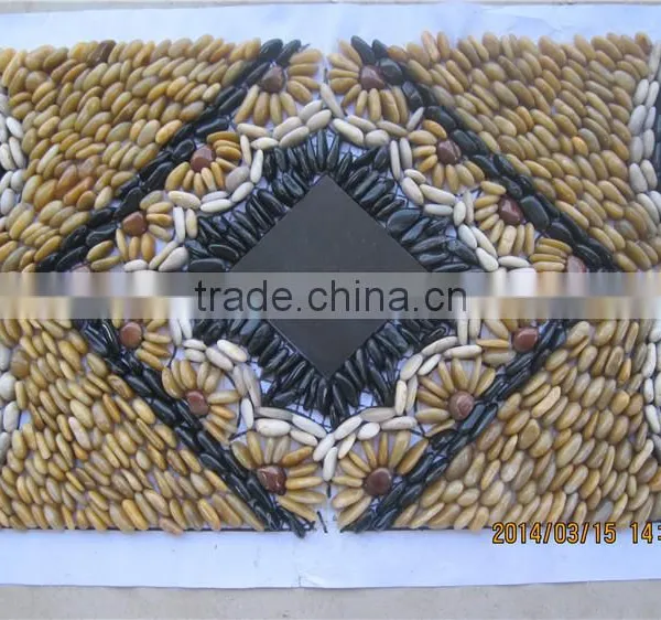Pebble Massage Tile Pebble Bath Floor Mat photo-2