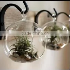 Wooden Strips Board With Wrought Iron Hooks( No Glass Globe Decor) photo-2