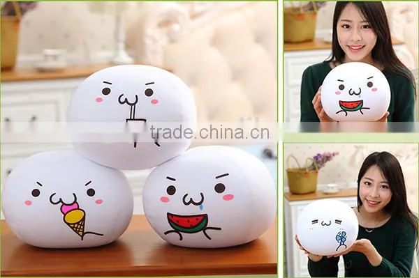 The Latest Style White Eps Beads Emoticon Cushions photo-5
