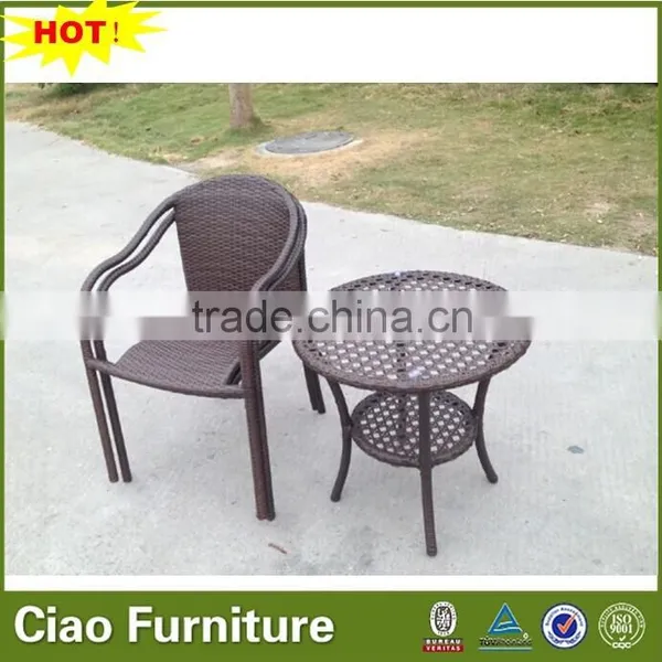 Outdoor Furniture Rattan Garden Table Set photo-2