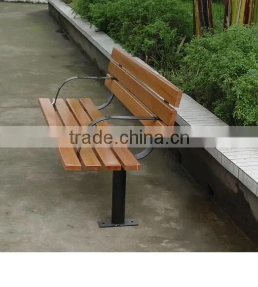 Patio Bench In Teak,Wood Slat Back Bench photo-2