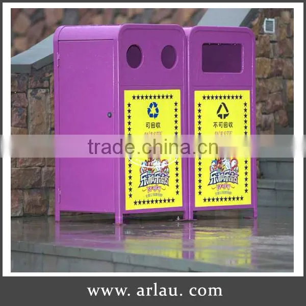 Arlau Outdoor metal garbage container