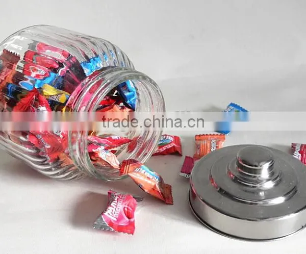 Personality Glass Bell Jars With Screw Tin Top Lid photo-3
