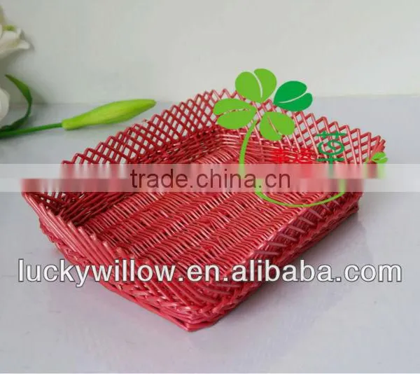 Set 3 Decorative Wooden Fruit Basket photo-5