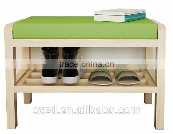 2016 Hot Selling Wooden Shoes-changing Bench photo-3
