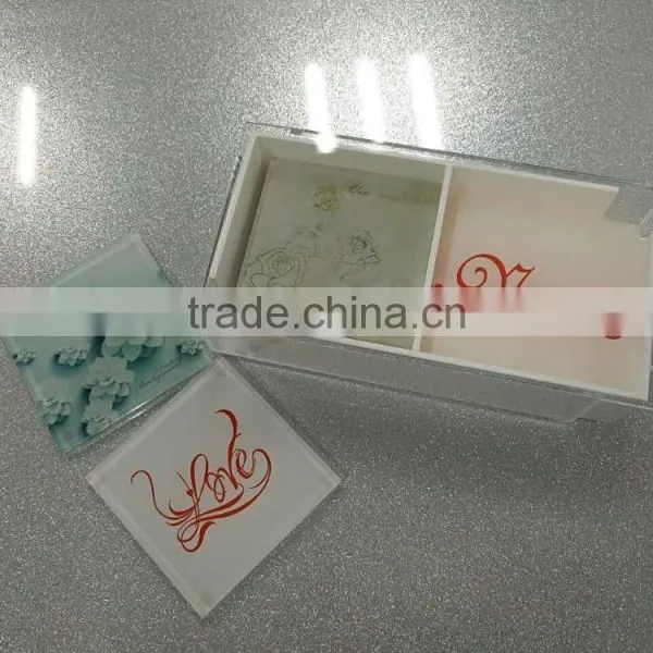 2017 China Factory Custom Acrylic Tea Cup Coaster/coffee Cup Coaster photo-3