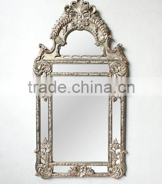 Mirror Bedside Console Table With Marble Top Luxury photo-4
