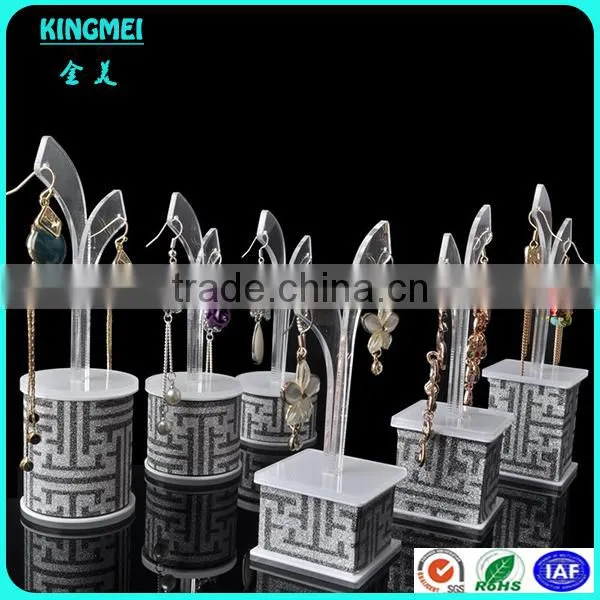 Creative Branches Earring Holder Displayed Acrylic Stand With Bsae photo-4