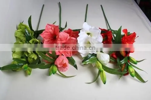 Natural Vallota Speciosa Fabric Vallota Speciosa Decorative Vallota Speciosa Artificial Flower for Wholesale photo-6