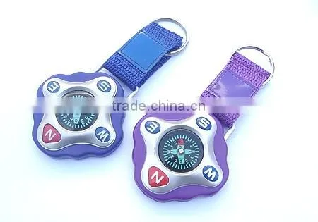Mini Button Zipper Compass