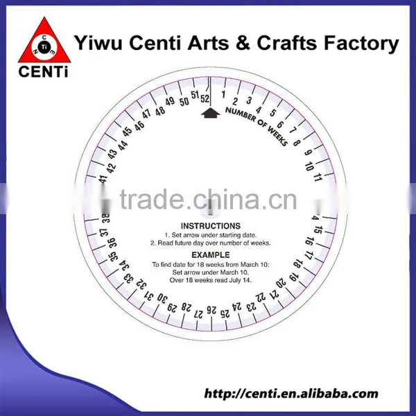Custom 4 Color Print Imprinted Plastic 2 Wheel BMI Calculator photo-3