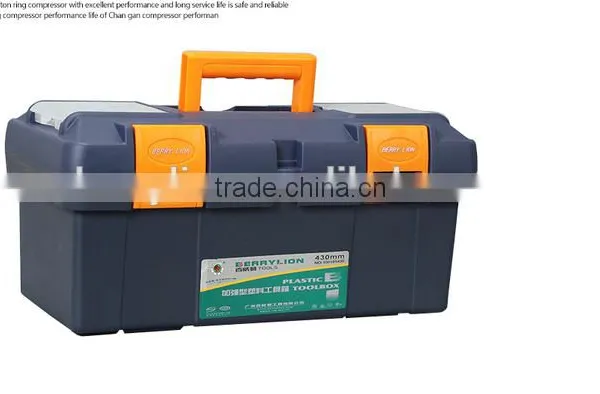 Berrylion Plastic Toolbox 15.2"/380mm Plastic Toolbox Big Size Toolbox photo-3