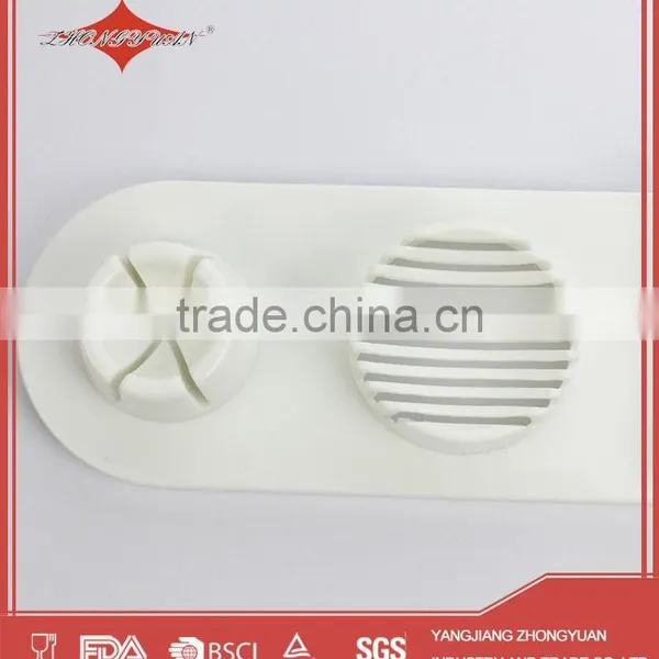 Multi-functional Double Head Plastic Egg Slicer photo-4