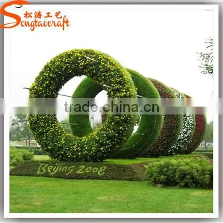2015 Wholesale Customized Plastic Animals Graden Decoration Topiary Plant for Decor photo-3