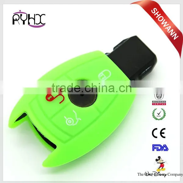 2017 High Quality Silicone Remote Car Key Case Silicone Smart Key Cover for Mercedes Benz photo-2