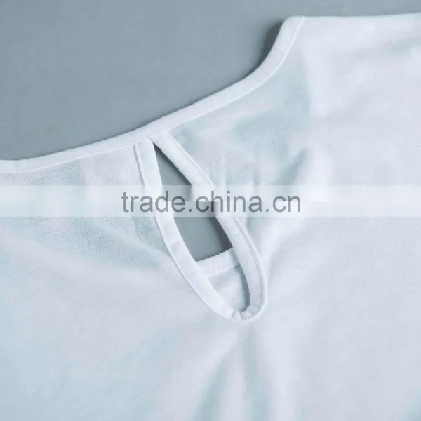 Pompon Crop Top T-shirt Sublimation Blank. no Minimum Qauntity Real Factory . Sublimation Blank photo-6