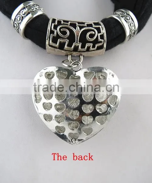 Mix Fashion Alloy Charm Pendant Polyester Scarves Custom Long Jewelry Scarves Shawls Cheap Pendant Scarves photo-6