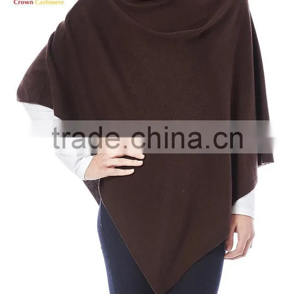 Hot Sale Cashmere Poncho Wrap Wool Pashmina Wrap Poncho photo-5