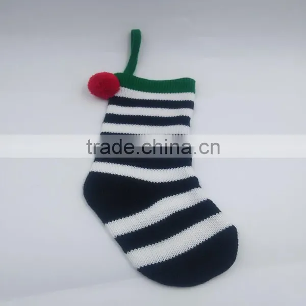 Warmer Decoration Christmas Home Knitted Sock Ugly Funny Christmas Sock photo-2