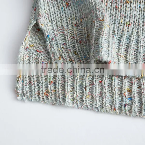 S32447W Big Girls Knit Sweaters Teenager Fashion Wool Blends Jumper Pullover 2017 Junior Autumn Sweater photo-5