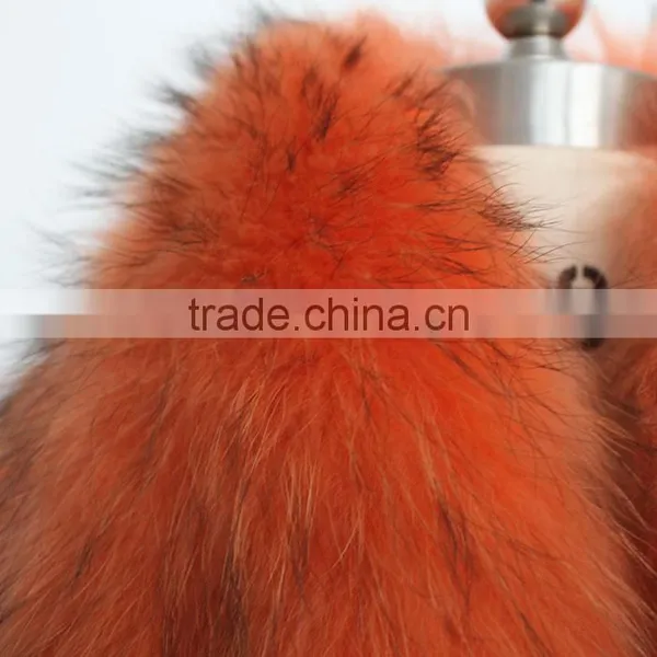 Myfur Customized Genuine Fur Real Raccoon Fur Winter Scarf With Cheap Price photo-5