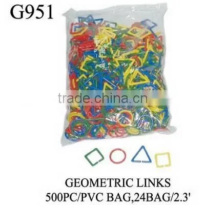 250 Pcs Square Linking Maths Cubes Blocks Toys photo-2