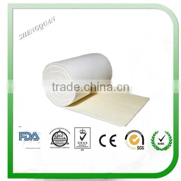 Needle Felt 100% Polyester Non Woven Air Filter Fabric/Polyester High-efficient Air Filter Fabric