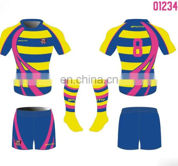 2016 Custom Trendy Rugby Jersey With Sublimation photo-6