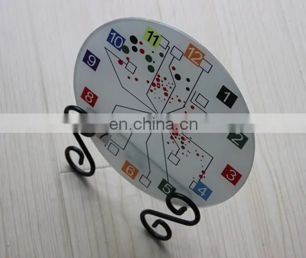 Tempered Glass Clock With Sublimation Coating photo-5